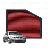 Works Engineering Air Filter Washable Suitable For COMPATIBLE WITH BMW E60 520 523 525 530 E63 630 Z