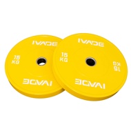 IRONTEC 15 kg x 2 Plates COLOR BUMPER (2" Hole) MD Model - IRONTEC
