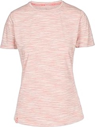 Ladies Trespass Top Elkie Pale Pink Stripe Size 12