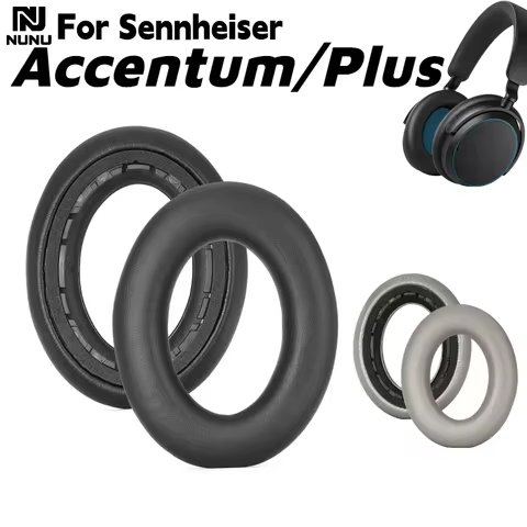 Replacement Pink Protein skin Ear Pads With buckle for Sennheiser Accentum/Accentum Plus Wireles Hea