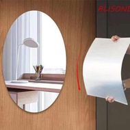 ALISOND1 Acrylic Mirror DIY Self-Adhesive For Bathroom/Wall 3D Effect Home Decoration Shower Mirror Stickers