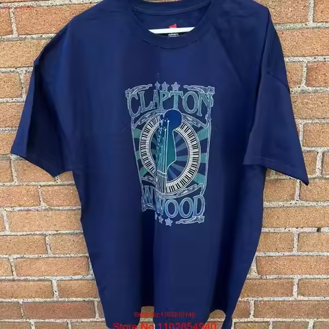 Eric Clapton Steve Winwood Tour 2009 T Shirt 2XL XXL Concert vintage Washed Soft Stretched fashion g