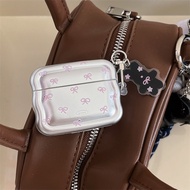 Earphone Case for Apple AirPods 3 2 1 AirPods Pro2 Apple Wireless Earphone Protector with Hook Pink 