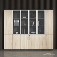 Office Cabinet with Boss Floor Bookcase Confidential Wooden Storage Multi-Layered Simple Data Storag