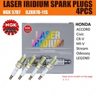 100% ORIGINAL NGK 5787 ILZKR7B-11S Laser Iridium Spark Plug For HONDA Accord CRV TOA 2.0 2.4 Odessey