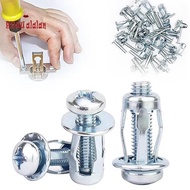 Expansion Screw Petal Nut,  X 20 Petal Shape Metal Nut Jack Nuts Petal for Hollow Wall Iron Plastic 