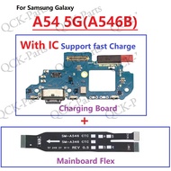 For Samsung Galaxy A54 5G(A546B) Charger USB Charging Dock Port Board Connector Main Motherboard Flex Cable