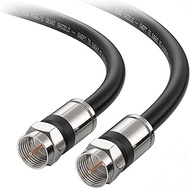 Cable Matters RG6 Cable CL2 in-Wall Rated (CM) Quad Shielded Coaxial Cable 25 ft, RG6 Coax Cable Cor