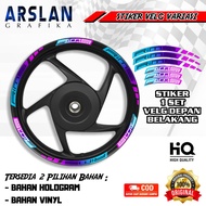 Rim stickers, rim stickers, rim stickers Ring 14 universal chameleon motif