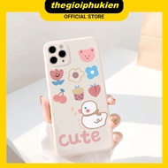 Cute square edge iphone case for iphone 6 to 16promax - E68
