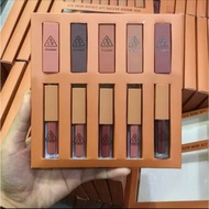 3CE LILY 10pcs Set 5 Matte LIPSTICK, 5 Matte LIPSTICK