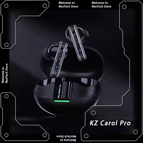 KZ Carol Pro Wireless Bluetooth Earphone True Wireless in-Ear Earphone 6 MIC Active Noise Canceling 