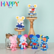 Mini Building Blocks Bricks Toy Bearbrick 3D Diamond Nano Block Violent Bear Compatible Linkgo Lego 