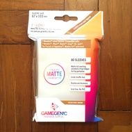 80 Gamegenic Matte 7 Wonders Clear Card Sleeves ("Brown") 65x101mm  (GUARANTEED GENUINE, $4.5 off fo