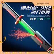 Sparkblade Sword Toys Colorful Streamer Glowing With Spark & Smoke Effect Light Sword Cosplay Katana