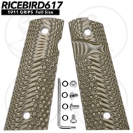 Ricebird617 1911 G10 Grips Full Size ประกับด้ามทรง1911  งานเกรดส่งอเมริกา