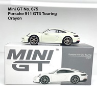 Mini GT 1/64 No.675 Porsche 911 (992) GT3 Touring Crayon RHD