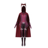 SHUNAICHI Marvel American Drama Wanda Vision Crimson Witch Cos Costume Wanda Scarlet Witch Cosplay C