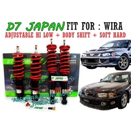 WIRA SAYRIA PUTRA EVO3 GAR D7 JAPAN ADJUSTABLE HI LOW BODY SHIFT SOFT HARD