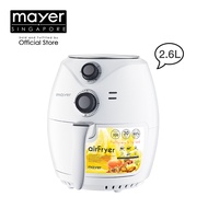 Mayer 2.6L Air Fryer MMAF68 - White/ Healtier/ Less Oil/ Smoke Less/ Easy Cleaning/ Easy Storage/ Suit for 6-8pax/ 1 Year Warranty