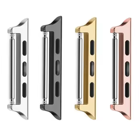 Connector Adapter for Apple Watch Series 6 40mm 49mm Band Connectors for Iwatch 44mm 45/41mm 46 Stai