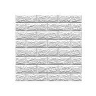 Ace King 3D WHITE 001 Foam Bricks 70cm x 77cm (5mm thick) Wall Sticker DIY Adhesive Waterproof