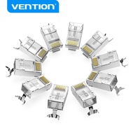 Vention RJ45 Connector Cat6/Cat5e/Cat5 Network Plug 8P8C Modular Ethernet Cable Crimp Connectors for