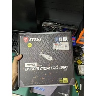 Used Original Box With Antenna MSI B460M Mortar DDR4 MATX LGA 1200 Motherboard Compatible with Intel