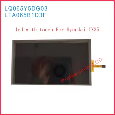 Original 6.5''Inch Industrial Display 800*480 Resolution LTA065B1D3F LQ065Y5DG03 LCD With Touch Scre