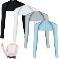 Arm Sleeves Sports Cooling Sleeves For Men Women Teenager Women's Long Sleeve Open Front Bolero Shru