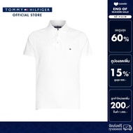 Tommy Hilfiger เสื้อโปโลผู้ชาย รุ่น MW0MW26882 YBR - สีขาว