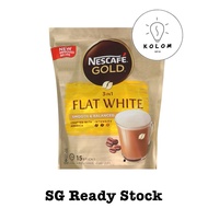 SG STOCK | Nescafe Gold | Flat White Latte Coffee | 3 in 1 | Arabica Beans