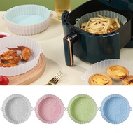 ┇□✕ AirFryer Silicone Pot Reusable Air Fryers Oven Baking Tray Fried Pizza Chicken Basket Mat Cooking Tools Grill Pan Accessories