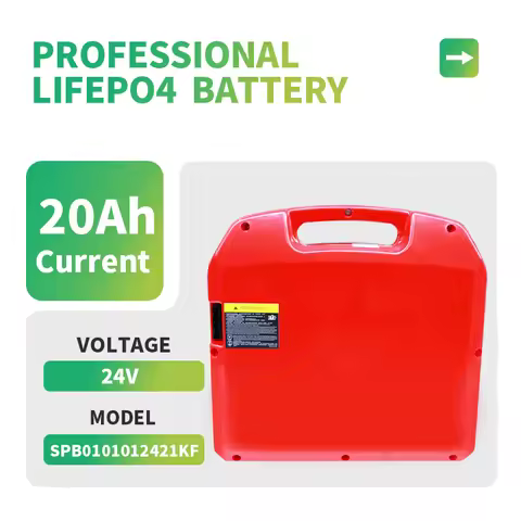 Red Lithium Battery 24Volt 20Ah for HELI CBD15J CBD18J CBD20 Electric Pallet Jack Forklift Lithium L