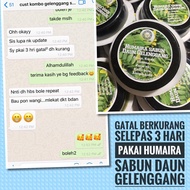 HUMAIRA SABUN DAUN GELENGGANG BERKESAN UNTUK PANAU, KURAP, KUDIS, GATAL-GATAL, EKZEMA, RUAM, ANTIBAK