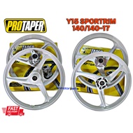 Y15 SPORTRIM 3KAKI 3BATANG RIM PROTAPER Y15 140/140-17 #PROTAPER#