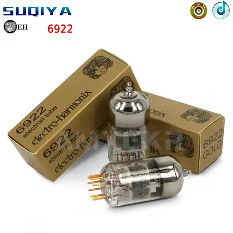 SUQIYA-Russia Electro-harmonix EH 6922 Preamp Vacuum Tube Gold Pin ECC88 E88CC 6DJ8 6N11 Tube HIFI A