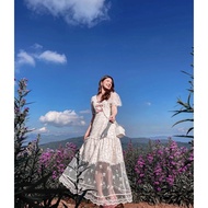 BLT Brand White Long Dress Size.S Second Hand