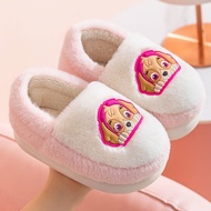 PAW Patrol Children's Cotton Slippers Boys and Girls Autumn and Winter Indoor Home Non-Slip Warm Ankle Wrap Cotton Shoes