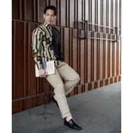 Kemeja Batik Pria NUC.ID Arya 03 (Hitam-Cream)