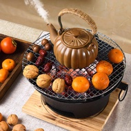 Hierly Charcoal Hibachi Grill Mini BBQ Charcoal Grill Tabletop Portable with Mesh Rack for Restauran