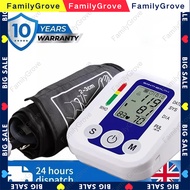 FamilyGrove Digital Blood Pressure Monitor Rechargeable Arm Type Accurate Meter Original Large