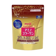 แพคคู่สุดคุ้ม !!! SALE ! พร้อมส่ง ของแท้ Meiji Amino Collagen powder 196g (28days) for refill เมจิคอ