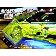 ดีคอล Mitsubhishi Evolution 2fast 2furious fast and furious ดีคอลน้ำ ฟาส evo7 1:64 Decal water sli
