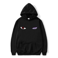 2020 New Arrival Anime Hoodies Naruto Uchiha Uzumaki Hatake Eyes Printing Pullover Sweatshirt Hip Hop Streetwear