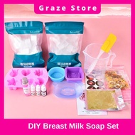 DIY Full Soap Set / DIY Breastmilk Soap Set/ DIY Melt & Pour Set/ Kids DIY Handmade Soap Set