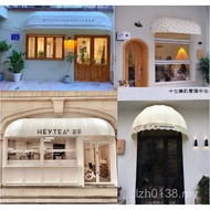 Awning Canopy Round Window Watermelon Shed Fixed Canopy Fixed Canopy Large Canopy Garden Pattern Awn