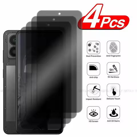 2/4PCS Privacy Screen Protector For HMD Fusion Anti-Spy Glass For HMD Fusion Privacy Protective Temp