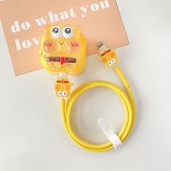 Yellow Color Charger Protectors Charger Protective Case for iPhone 40W Adapter 17pro Max
