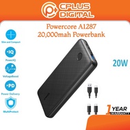 Annker A1248/A1287/A1647 PowerBank,USB-C Portable Charger 10000mAh / 20000mah with 20W PD, PowerCore